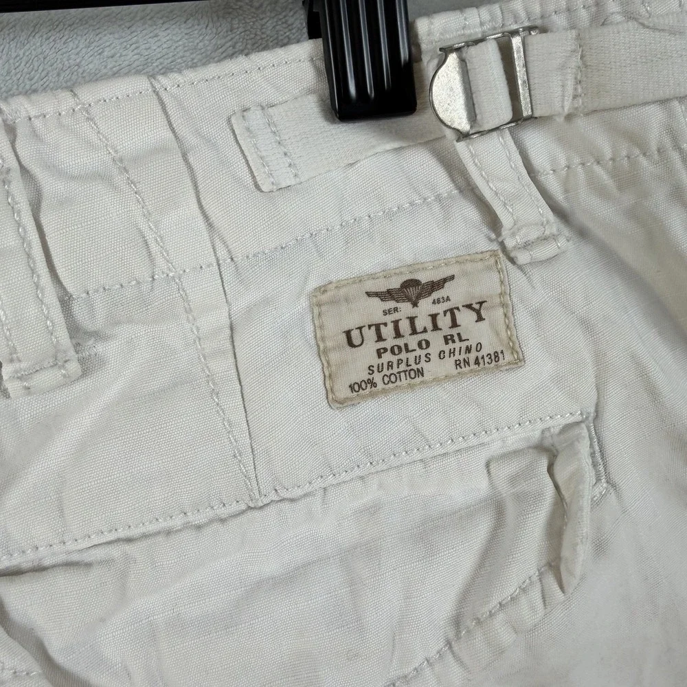 Polo Ralph Lauren Men's Relaxed Fit Ripstop Cotton Surplus Cargo Shorts Size 30
